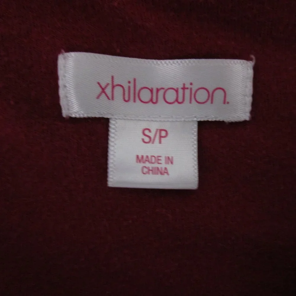 Maroon Knit Fit and Flare Sleeveless Dress - Picture 10 of 12